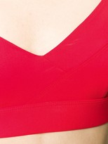 Thumbnail for your product : NO KA 'OI crisscross back V-neck sports bra