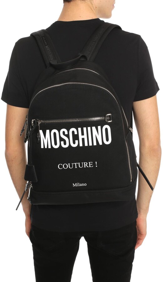 moschino backpack mens
