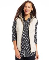 Thumbnail for your product : Charter Club Reversible Quilted Vest