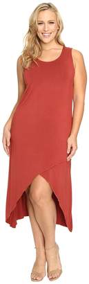 Culture Phit Plus Size Flynne Sleeveless Cross-Bottom Dress Women's Dress