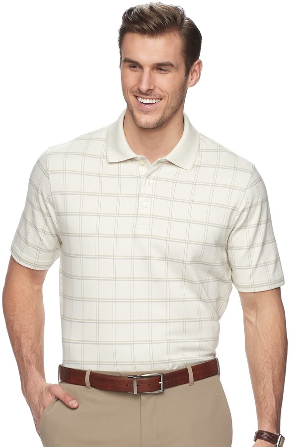 van heusen windowpane polo