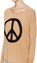 Thumbnail for your product : Autumn Cashmere Cashmere Peace Sign Crewneck Pullover