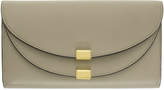 Thumbnail for your product : Chloé Grey Long Georgia Flap Wallet