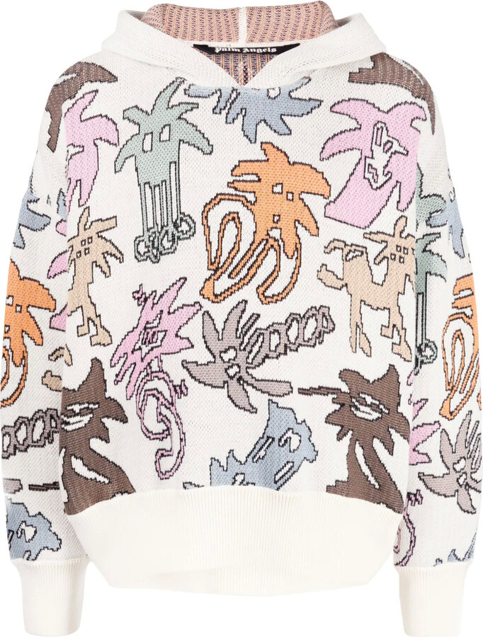 Palm Angels Palmity knitted hoodie