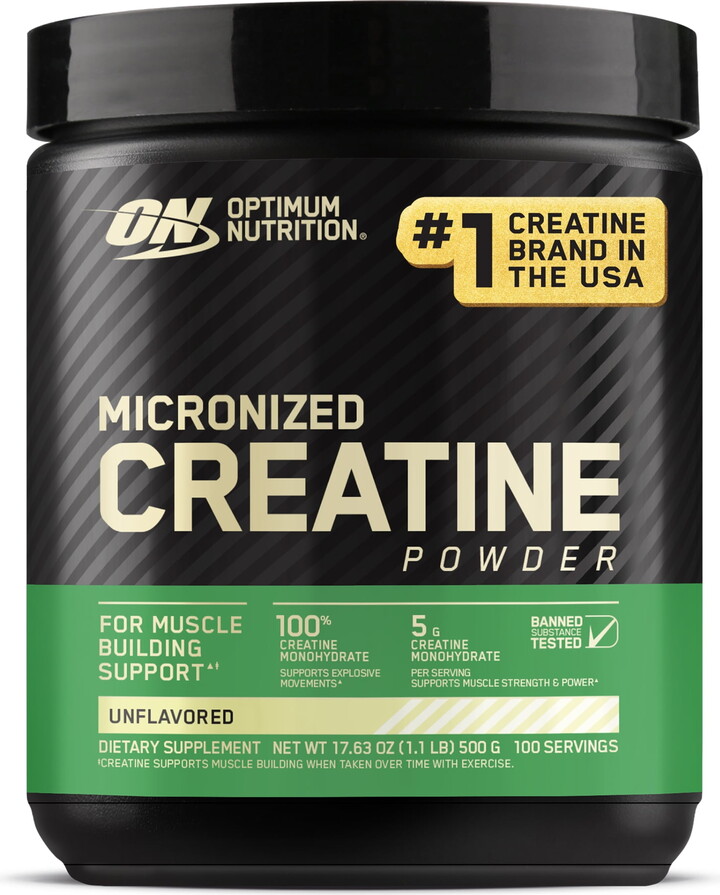 Optimum Nutrition Micronized Creatine Powder, Unflavored, 100 servings