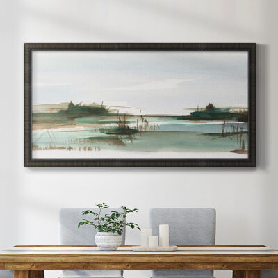 Winston Porter Marsh Reeds III Premium Framed Canvas- Ready To Hang