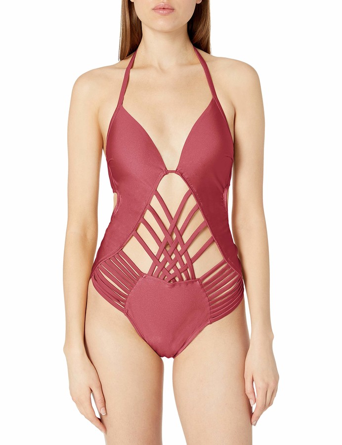 Swimsuits For Women Wokasun.JJWomen One-Piece Leopard Print Beachwear Push-up Bikini BathingReduced Price Swim Suites 