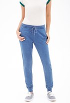 Thumbnail for your product : Forever 21 Drawstring Denim Joggers
