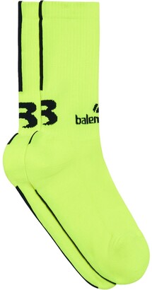 Balenciaga Logo-Embroidered Socks