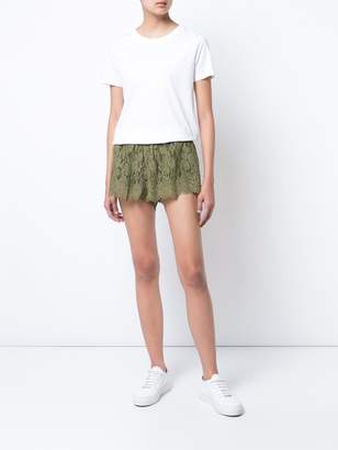 Puma sheer lace mini shorts