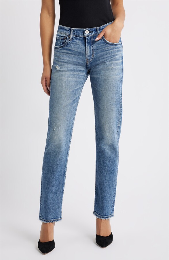 Moussy Vintage Linden Slim Straight Leg Jeans