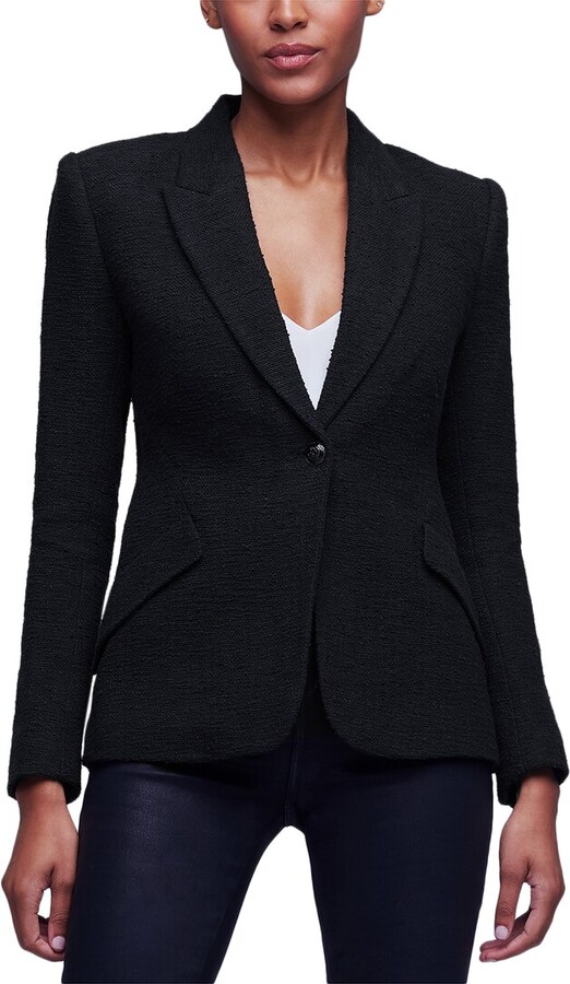 L'Agence L'Agence Chamberlain Tweed Blazer - ShopStyle