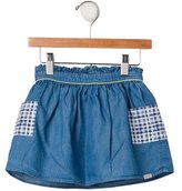 Thumbnail for your product : Paul Smith Junior Girls' Gingham Print Denim Skirt
