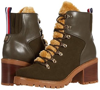 tommy hilfiger green boots