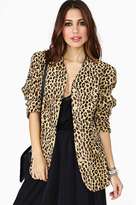 Thumbnail for your product : Nasty Gal Kenzo Wild Living Faux Fur Blazer