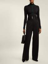 Thumbnail for your product : Proenza Schouler Wool-blend Wide-leg Trousers - Womens - Black