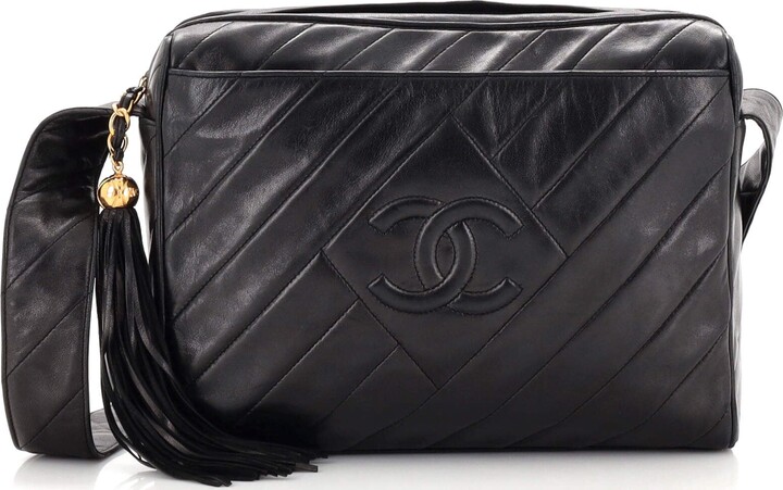 Chanel Vintage Quilted CC Camera Bag - ShopStyle