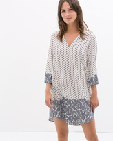 Thumbnail for your product : Zara 29489 Printed Tunic