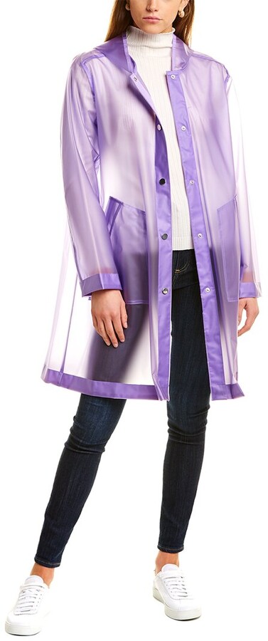 lilac raincoat