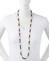 Thumbnail for your product : Tory Burch Mikah Simulated Pearl & Shell Rosary Necklace