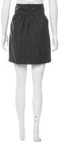Thumbnail for your product : Balenciaga Pinstripe Wool Skirt w/ Tags