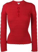 Thumbnail for your product : Kenzo cut-out fitted jumper