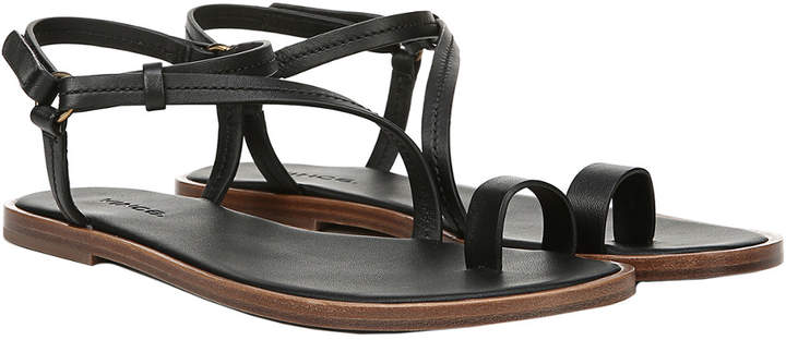 Vince Perrigan Leather Sandal - ShopStyle