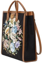 Thumbnail for your product : Gucci Tote bag with floral embroidery