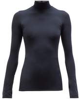Thumbnail for your product : The Row Rudd High-neck Long-sleeved Top - Womens - Navy