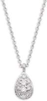 Thumbnail for your product : Roberto Coin 18K White Gold & Diamond Pear-Shaped Pendant Necklace