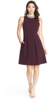 Thumbnail for your product : Eliza J Embellished Crepe Fit & Flare Dress