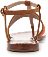 Thumbnail for your product : Tory Burch Bar Logo Flat Sandals