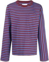 Thumbnail for your product : Sacai striped T-shirt