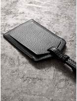 Thumbnail for your product : Burberry Grainy Leather Luggage Tag
