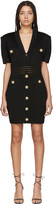 Thumbnail for your product : Balmain Black Knit Short Dress