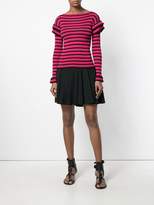 Thumbnail for your product : Philosophy di Lorenzo Serafini bright striped frill top