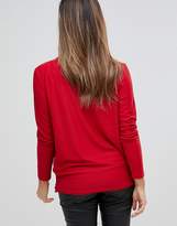 Thumbnail for your product : ASOS Maternity Wrap top in Crepe