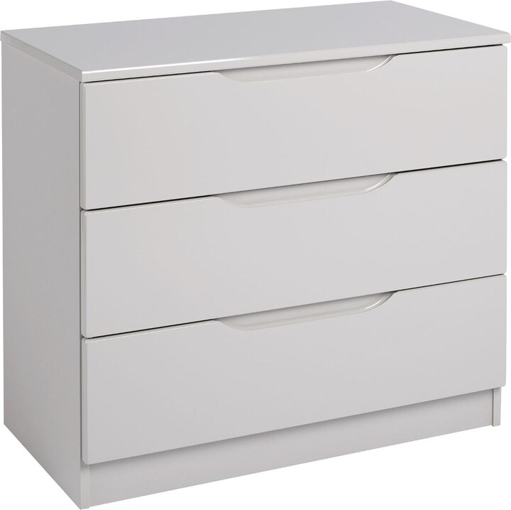 One Call Furniture Legato 3 Drawer Chest Cream ShopStyle