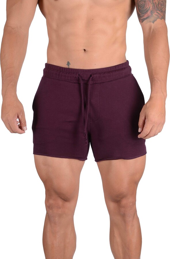 YoungLA Men's Bodybuilding Gym Workout Shorts 102 Purple S ShopStyle