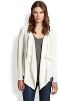 Thumbnail for your product : Design History Draped Patterned-Knit Cardigan