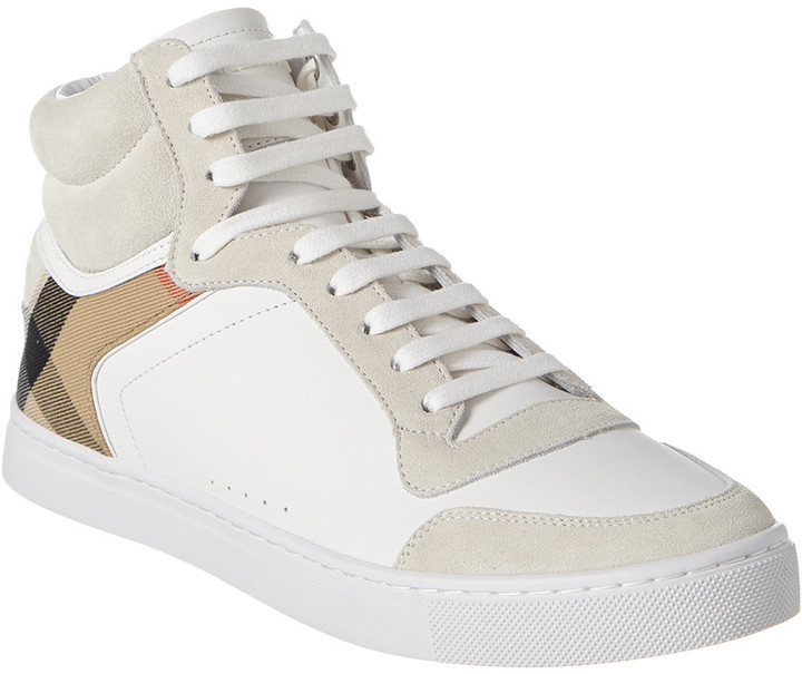 burberry mens high top shoes