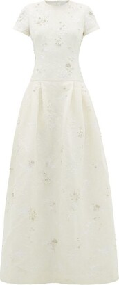 Erdem Alphonse Crystal-embellished Chantilly-lace Dress