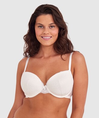 Bras N Things Enchanted Millicent Plunge Underwire Bra - Ivory