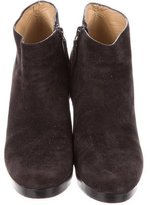Thumbnail for your product : Balenciaga Suede Round-Toe Booties