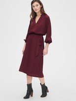 Thumbnail for your product : Gap Split-Neck Midi Dress