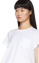 Thumbnail for your product : Sacai White Poplin T-Shirt