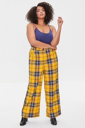 plus size yellow pants