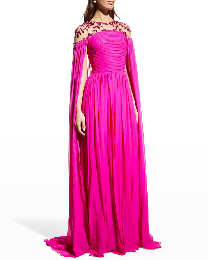 Fuchsia Chiffon Dress | Shop the world's largest collection of 