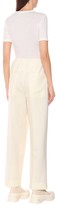 Thumbnail for your product : Jil Sander Twill wool-blend wide-leg pants