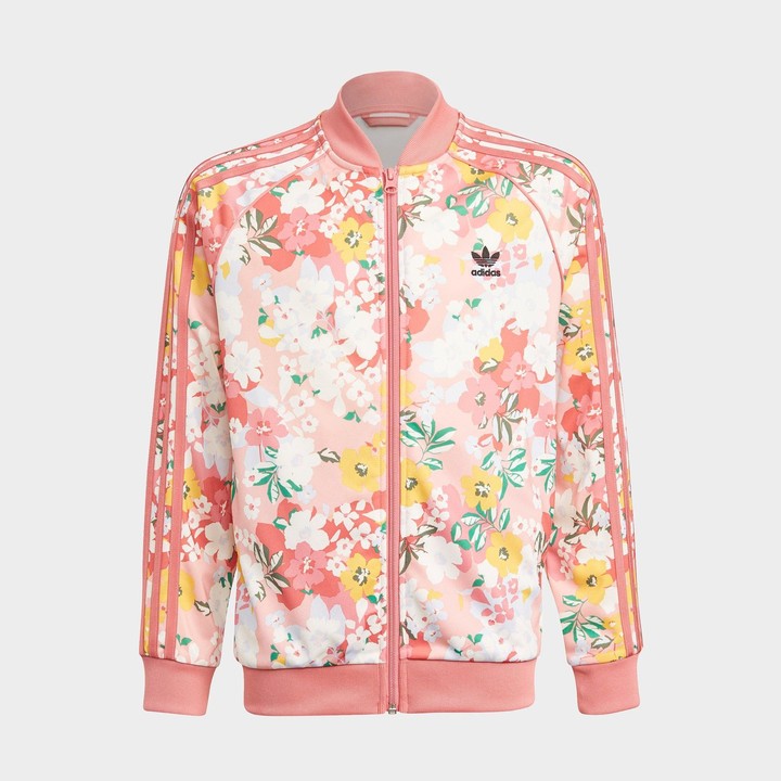 adidas Girls' HER Studio London Floral Track Jacket - ShopStyle